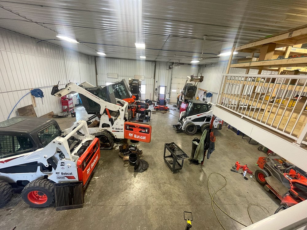 Ascheman Equipment Inc. service bay